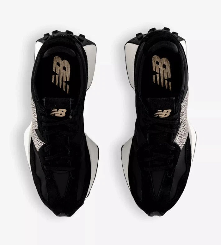 New Balance 327 Black Animal Leopard Print Ladies Women's Trainers - All sizes